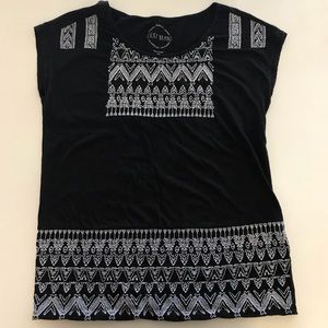 Lucky Brand Embroidered Tee XS